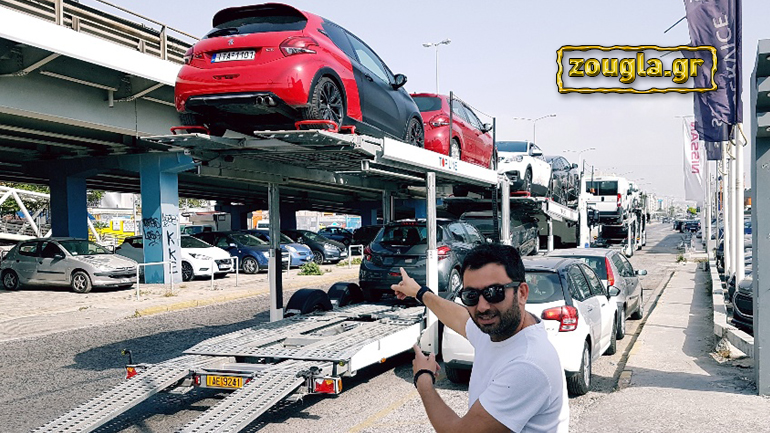 Πού πάνε οι δύο φορτωμένες νταλίκες με αυτοκίνητα της Peugeot;